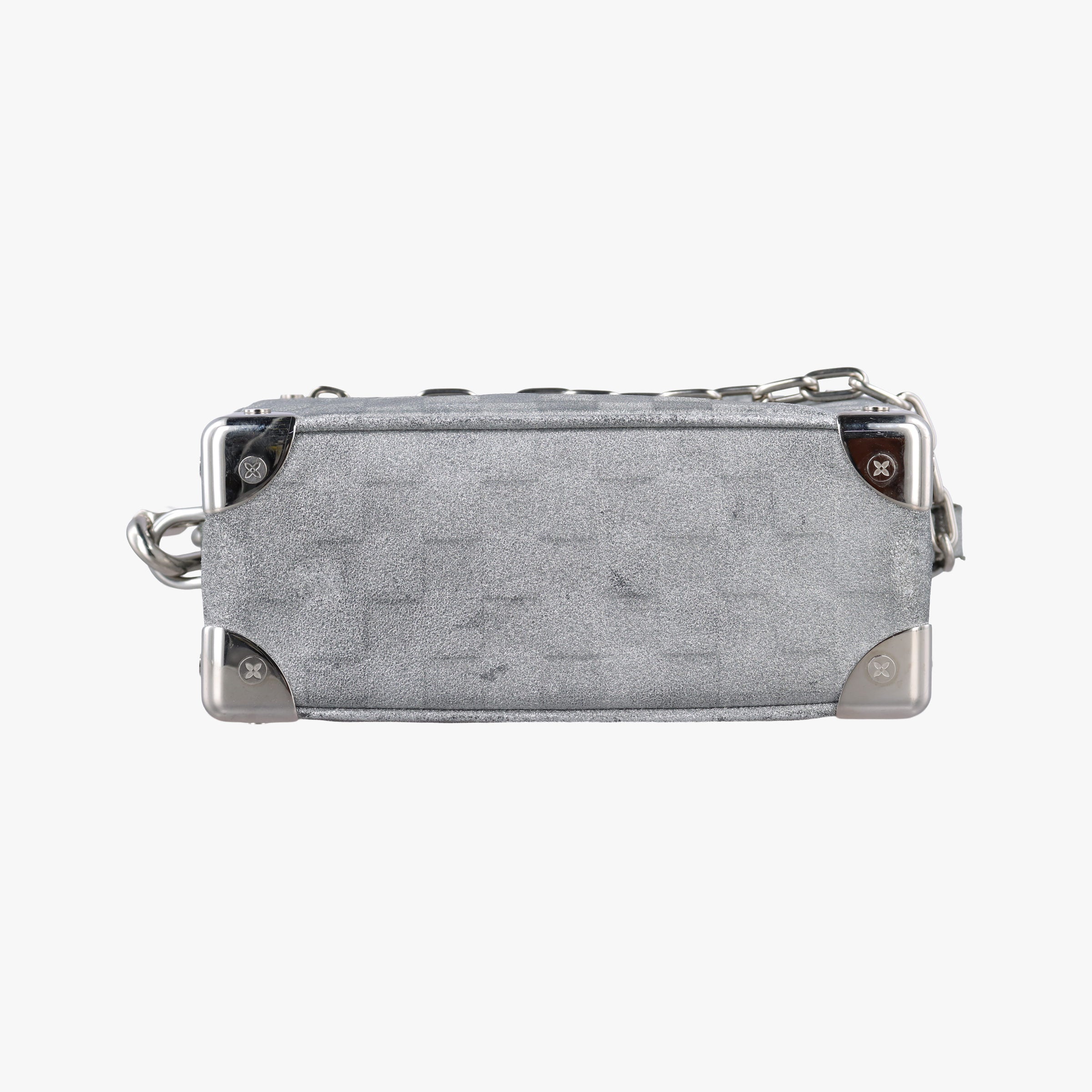 Mini Soft Trunk Silver Leather M59726 IC Chipミニソフトトランク シルバー レザー M59726 ICチップ