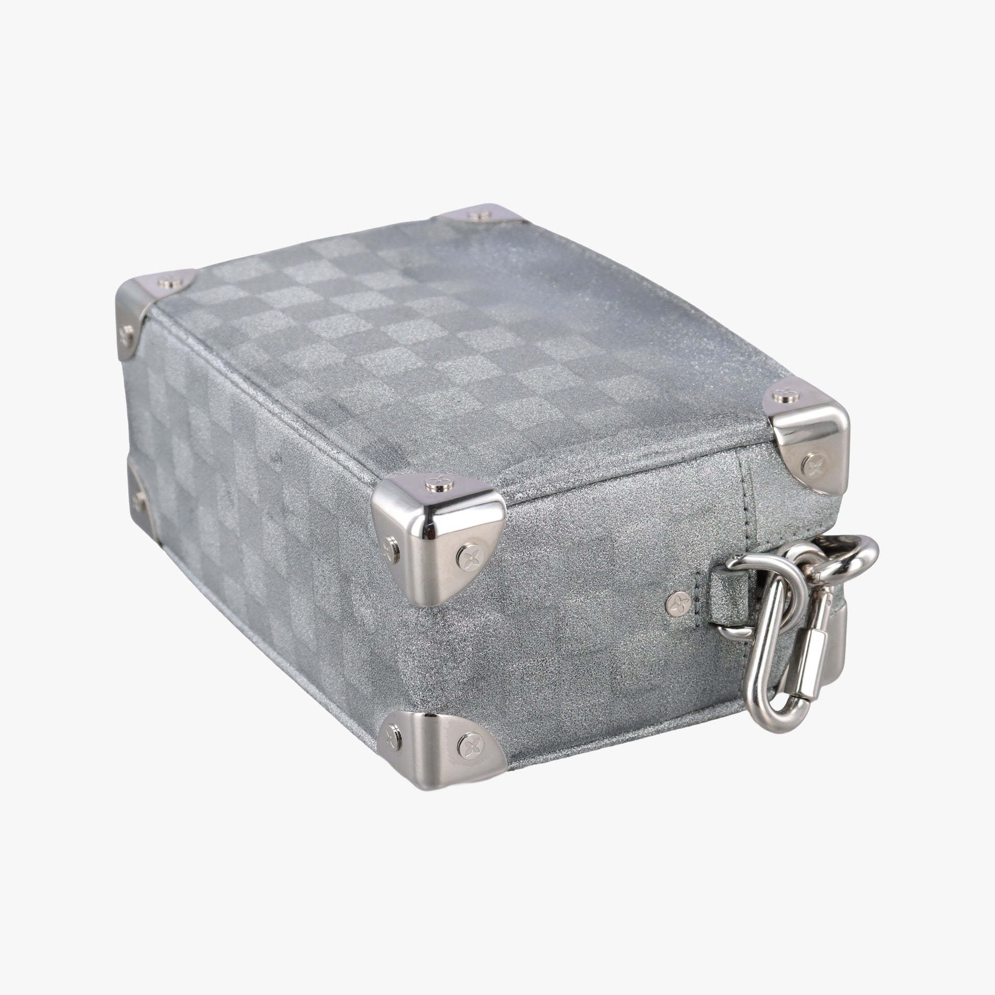 Mini Soft Trunk Silver Leather M59726 IC Chipミニソフトトランク シルバー レザー M59726 ICチップ