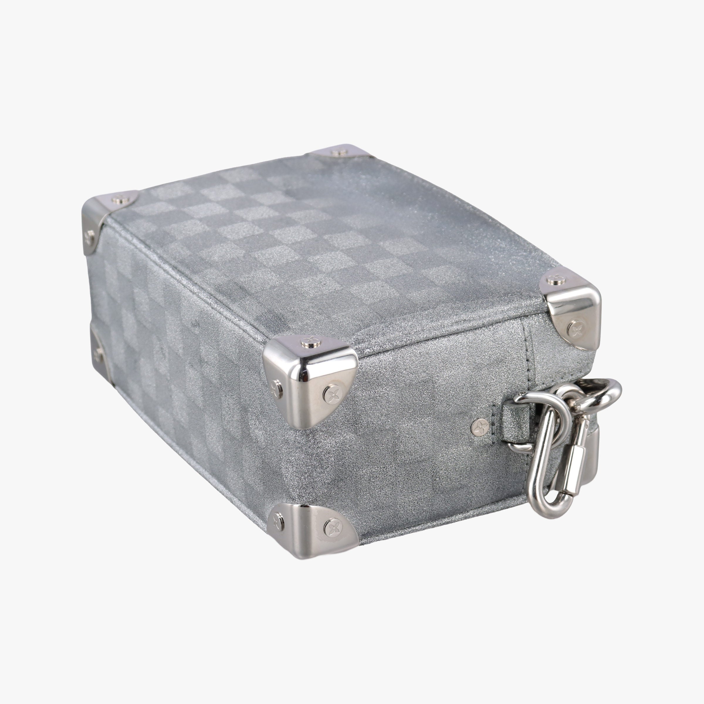 Mini Soft Trunk Silver Leather M59726 IC Chipミニソフトトランク シルバー レザー M59726 ICチップ