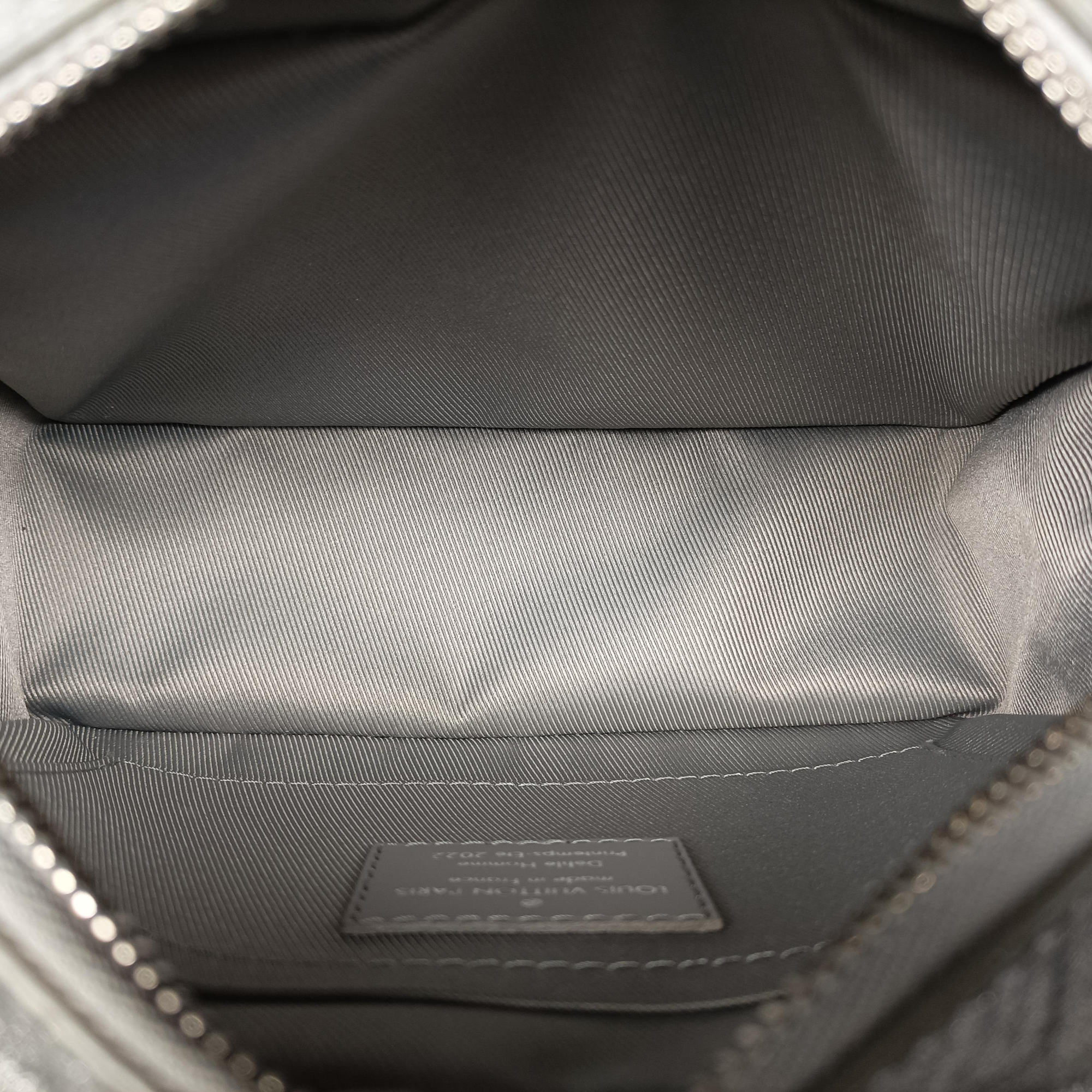 Mini Soft Trunk Silver Leather M59726 IC Chipミニソフトトランク シルバー レザー M59726 ICチップ
