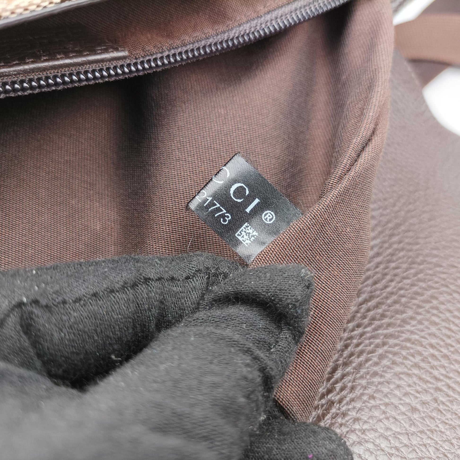 messenger Beige × brown GG canvas×Leather 449171 F036421773メッセンジャー ベージュ × ブラウン GGキャンバス×レザー 449171 F036421773