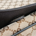 messenger Beige × brown GG canvas×Leather 449171 F036421773メッセンジャー ベージュ × ブラウン GGキャンバス×レザー 449171 F036421773