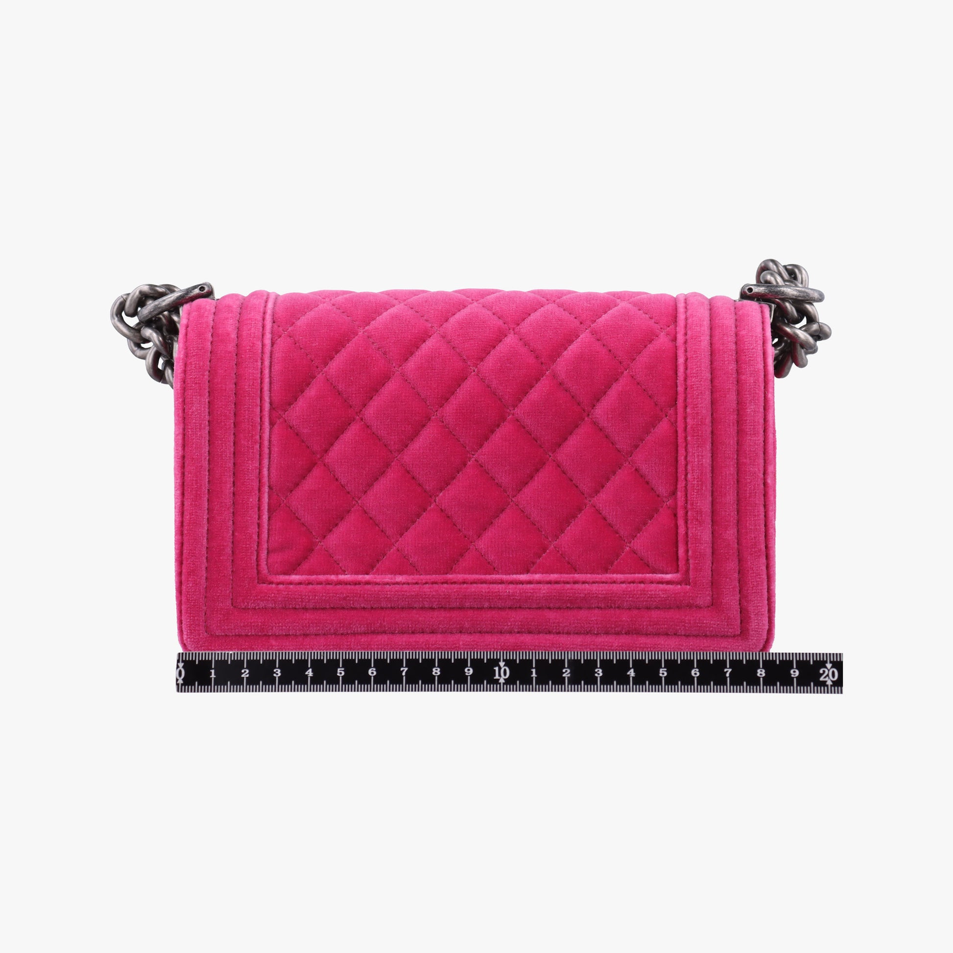 BOY CHANEL Rose velour A67416 18369929ボーイシャネル ローズ レッド ベロア A67416 18369929
