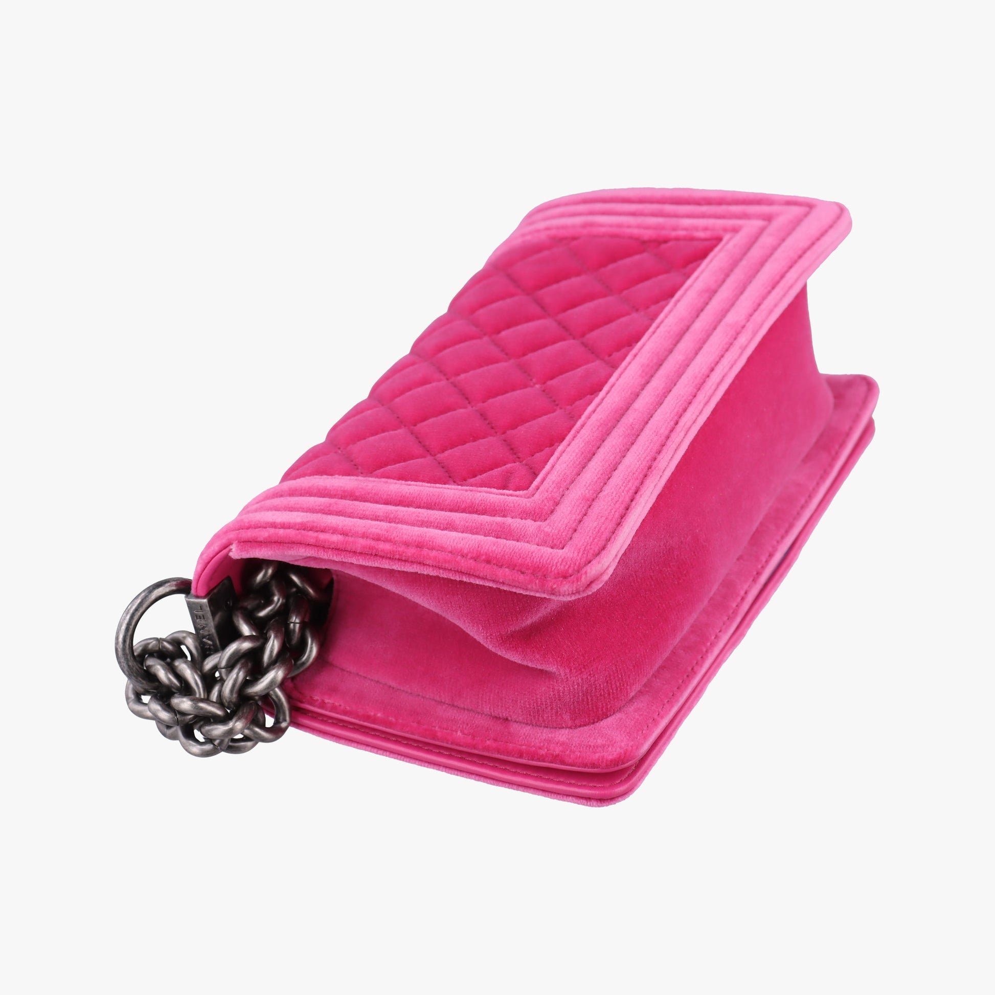 BOY CHANEL Rose velour A67416 18369929ボーイシャネル ローズ レッド ベロア A67416 18369929