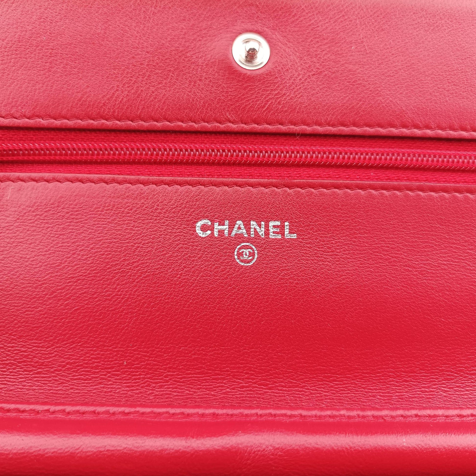 Matelasse coco mark Red lambskin A33814 19307194マトラッセ ココマーク レッド ラムスキン A33814 19307194