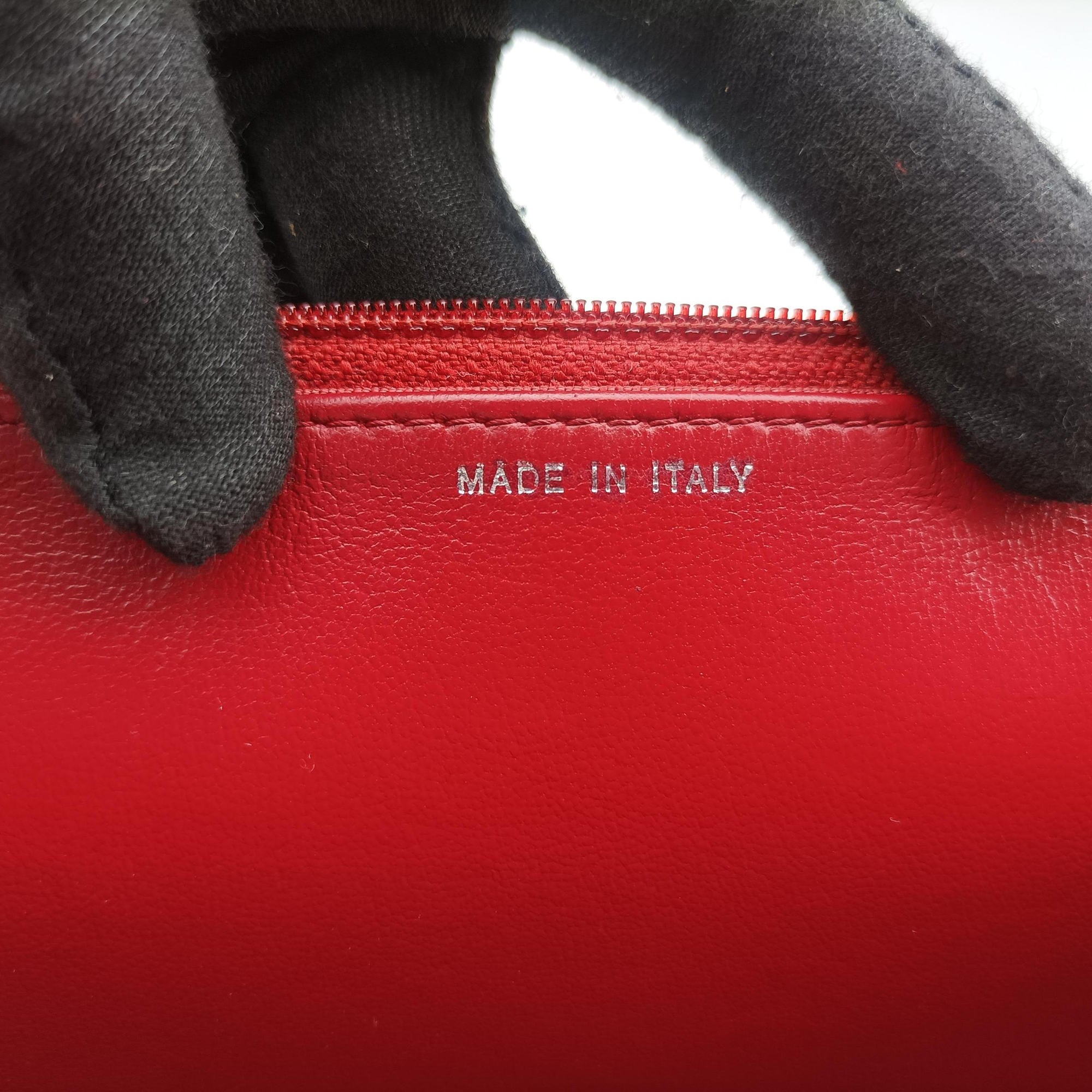 Matelasse coco mark Red lambskin A33814 19307194マトラッセ ココマーク レッド ラムスキン A33814 19307194