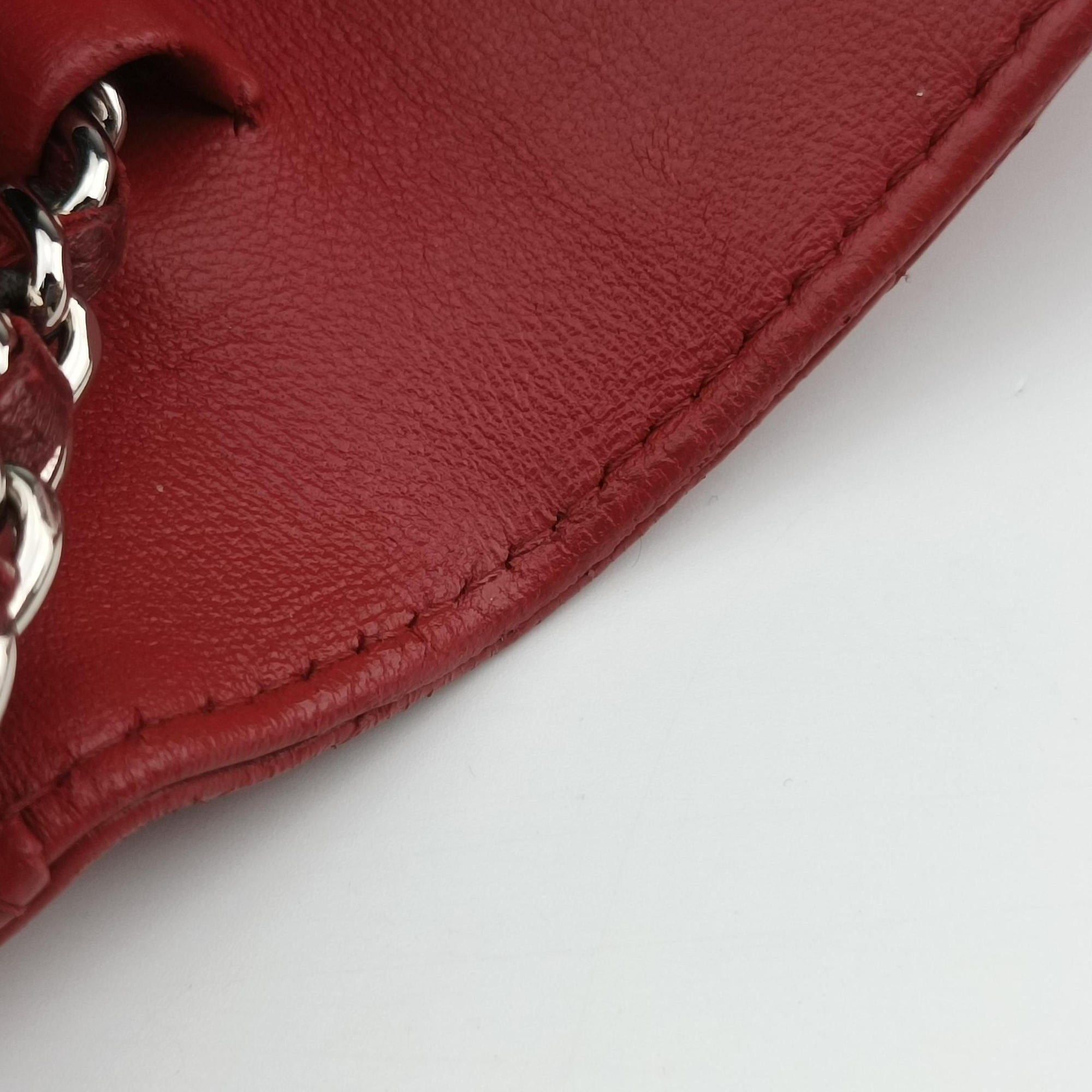 Matelasse coco mark Red lambskin A33814 19307194マトラッセ ココマーク レッド ラムスキン A33814 19307194
