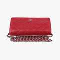 Matelasse coco mark Red lambskin A33814 19307194マトラッセ ココマーク レッド ラムスキン A33814 19307194