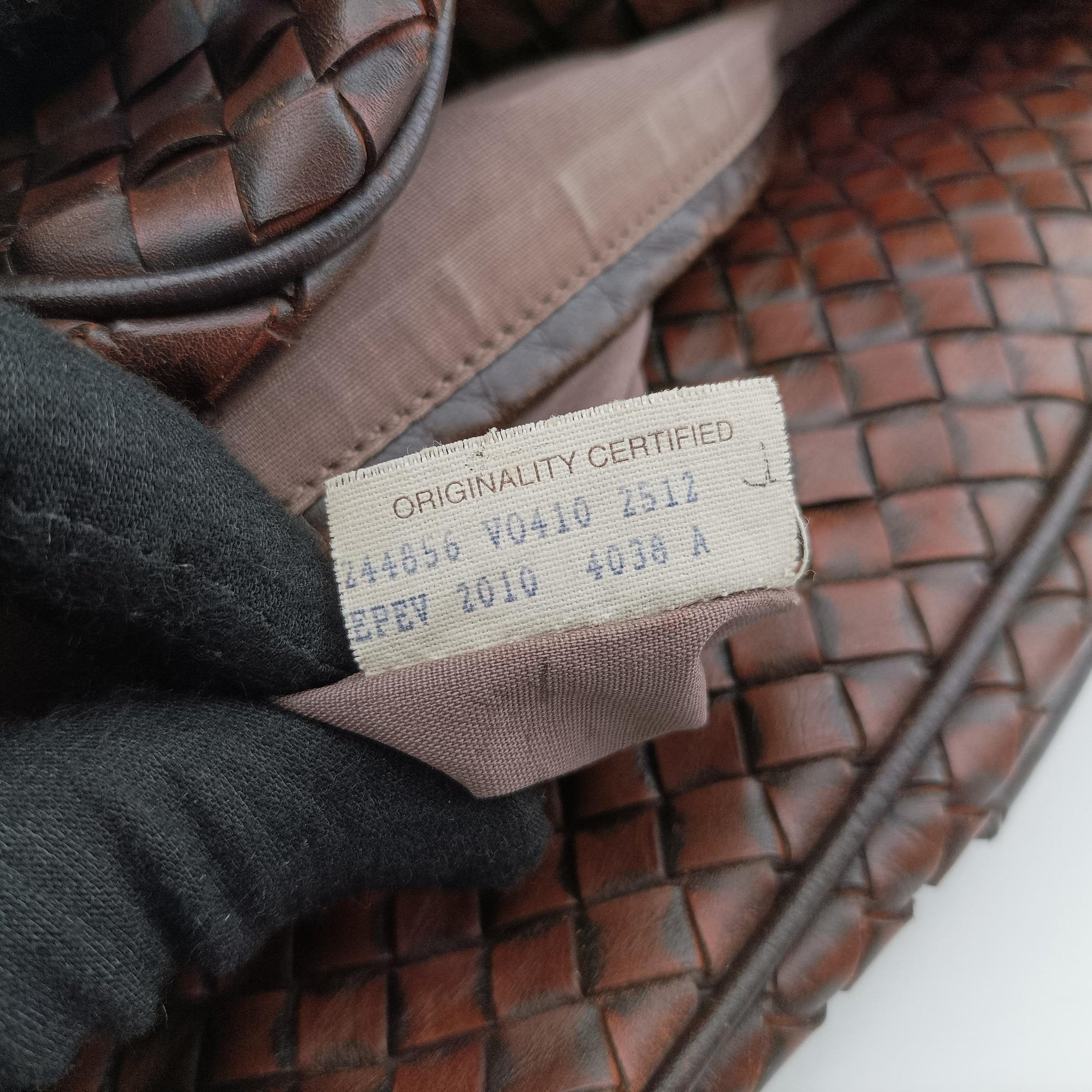 Intrecciato Brown lambskin 244856 V0410 2512 EPEV 2010 4038 Aイントレチャート ブラウン ラムスキン 244856 V0410 2512 EPEV 2010 4038 A