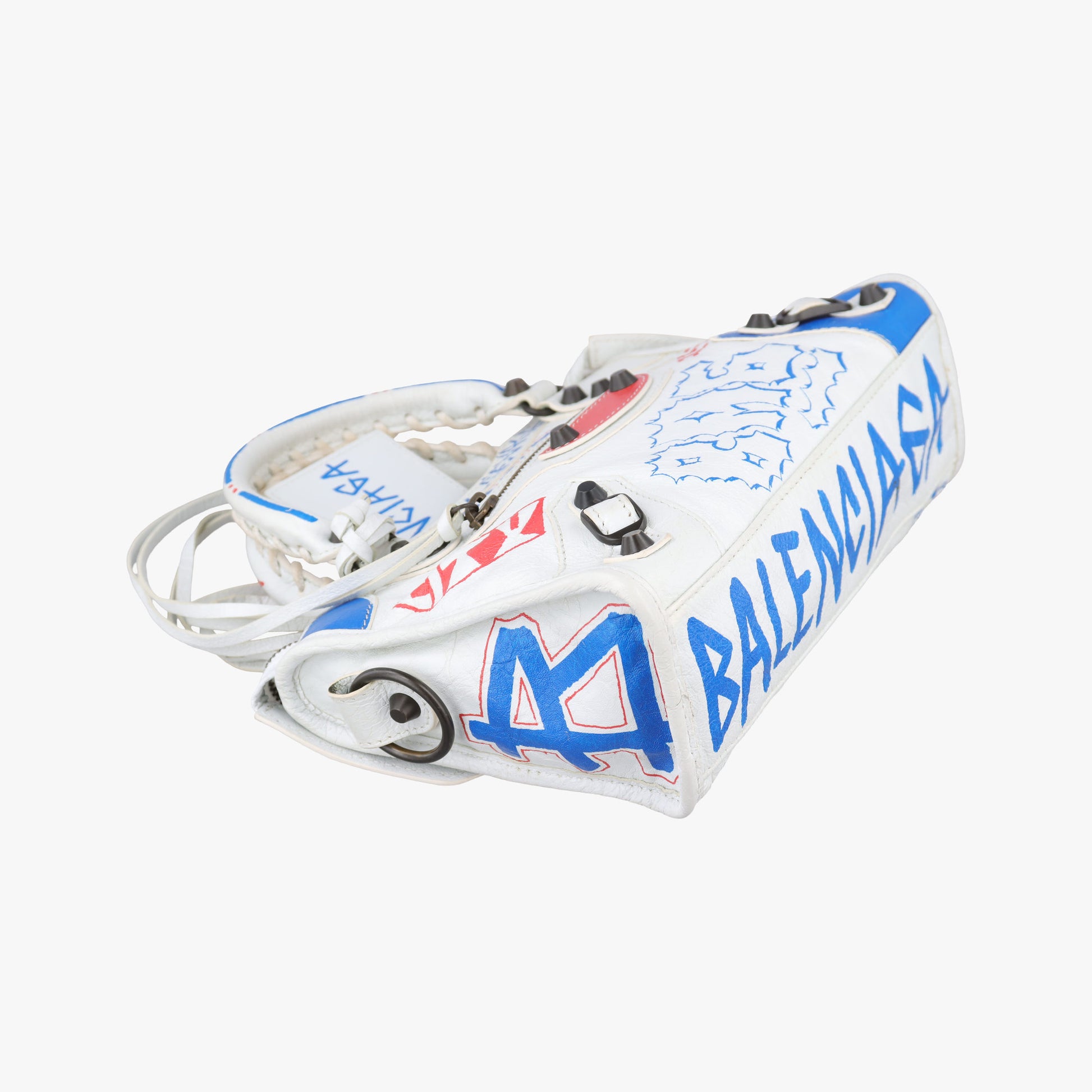 Classic Mini City Graffiti White×Multicolor Arena Lambskin  300295 300295.9060.Y.1669クラシック ミニ シティ グラフィティ ホワイト×マルチカラー アリーナ ラムスキン 300295 300295.9060.Y.1669