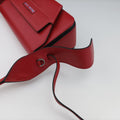COGNAC N Red × black Leather 1BD166 25コニャック レッド × ブラック レザー 1BD166 25