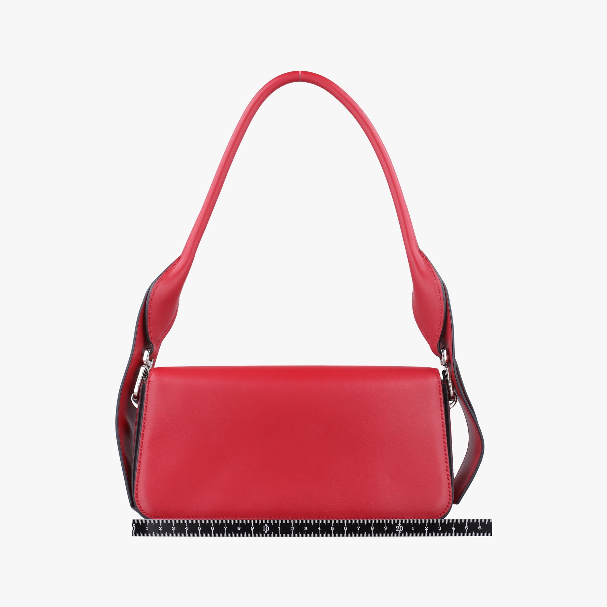 COGNAC N Red × black Leather 1BD166 25コニャック レッド × ブラック レザー 1BD166 25