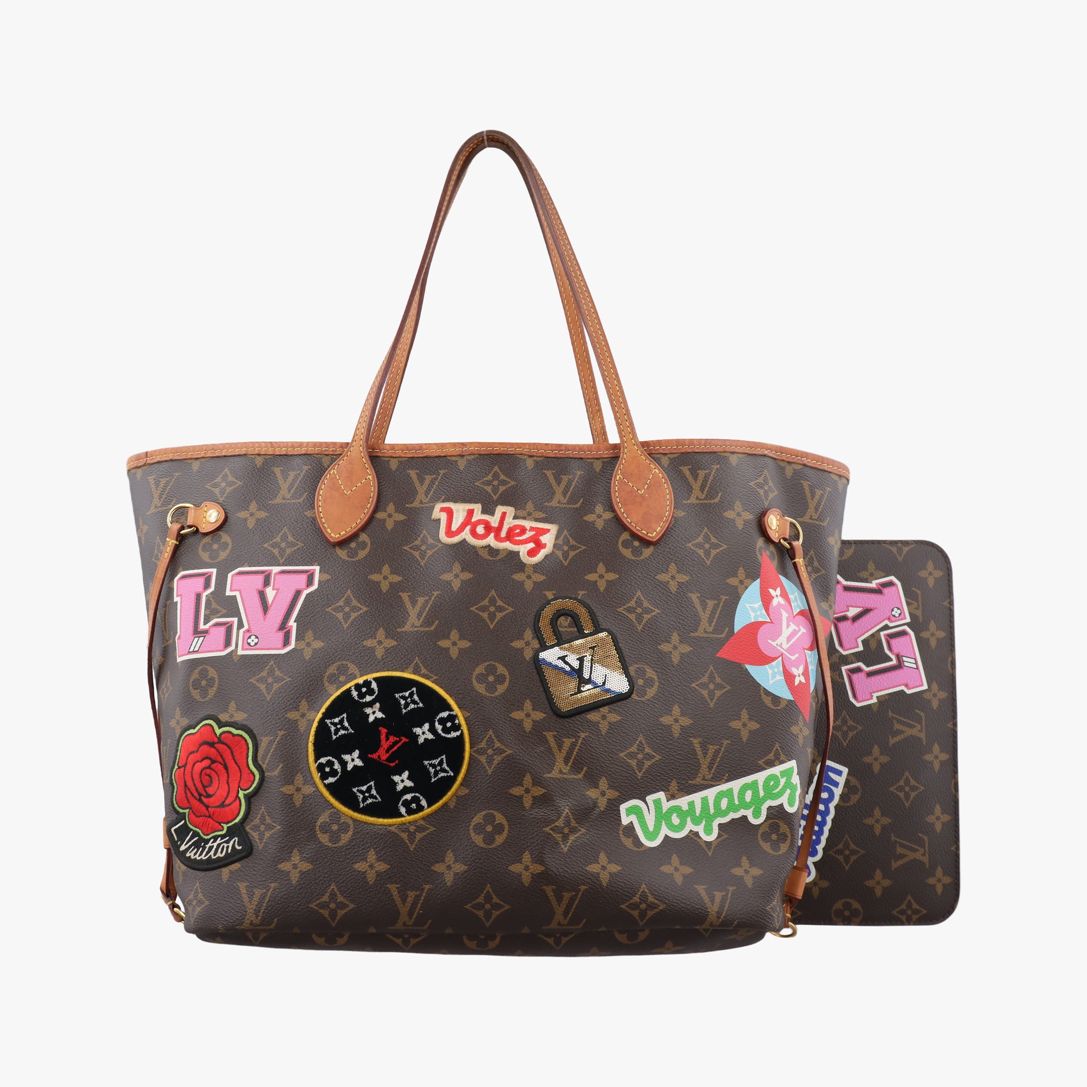 Neverfull MM brown×multi Monogram Canvas M43988 MS3168 AR4148ネヴァーフルMM モノグラム/ブラウン×マルチ モノグラムキャンバス M43988 MS3168 AR4148