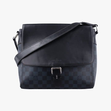 Newport Messenger PM black×navy Damier Cobalt N41587 DR1126ニューポート メッセンジャーPM ブラック×ネイビー ダミエ コバルト N41587 DR1126