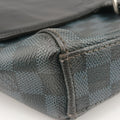 Newport Messenger PM black×navy Damier Cobalt N41587 DR1126ニューポート メッセンジャーPM ブラック×ネイビー ダミエ コバルト N41587 DR1126