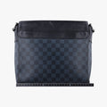 Newport Messenger PM black×navy Damier Cobalt N41587 DR1126ニューポート メッセンジャーPM ブラック×ネイビー ダミエ コバルト N41587 DR1126