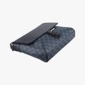 Newport Messenger PM black×navy Damier Cobalt N41587 DR1126ニューポート メッセンジャーPM ブラック×ネイビー ダミエ コバルト N41587 DR1126