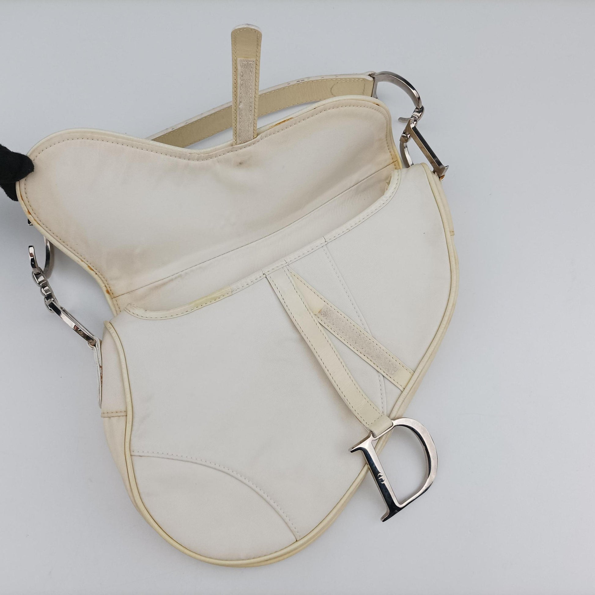 Saddle White Nylon × Leather RU 1020サドル ホワイト ナイロン × レザー RU 1020