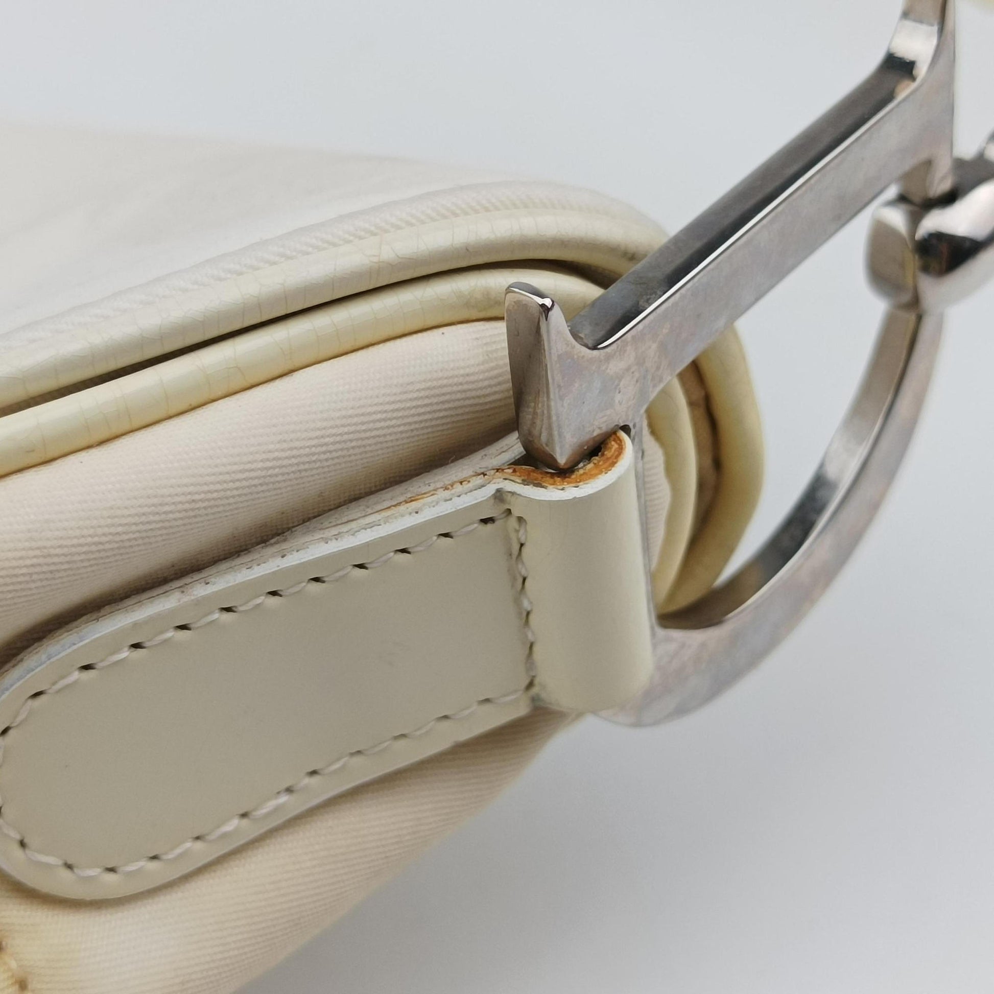 Saddle White Nylon × Leather RU 1020サドル ホワイト ナイロン × レザー RU 1020