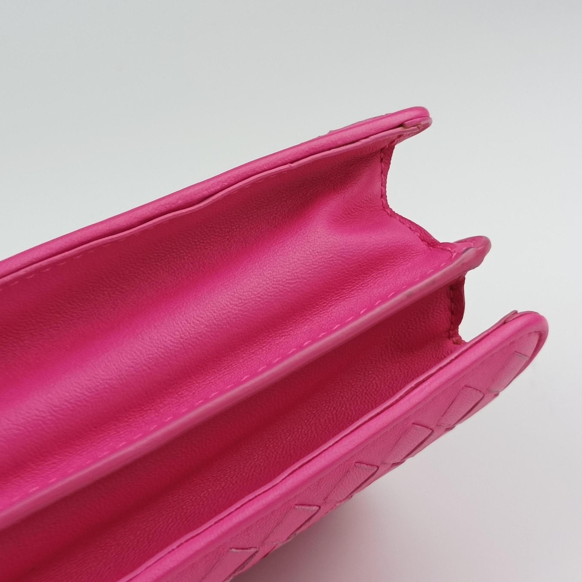 Intrecciato Olimpia Pink lambskin B03420113Yイントレチャート オリンピア ピンク ラムスキン B03420113Y