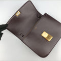Classic Box Leopard ×Dark Brown Calfskin × Pony Hair S-CE-0112クラシック ボックス レオパード × ダークブラウン ボックスカーフ × ハラコ S-CE-0112