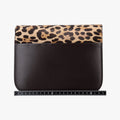 Classic Box Leopard ×Dark Brown Calfskin × Pony Hair S-CE-0112クラシック ボックス レオパード × ダークブラウン ボックスカーフ × ハラコ S-CE-0112