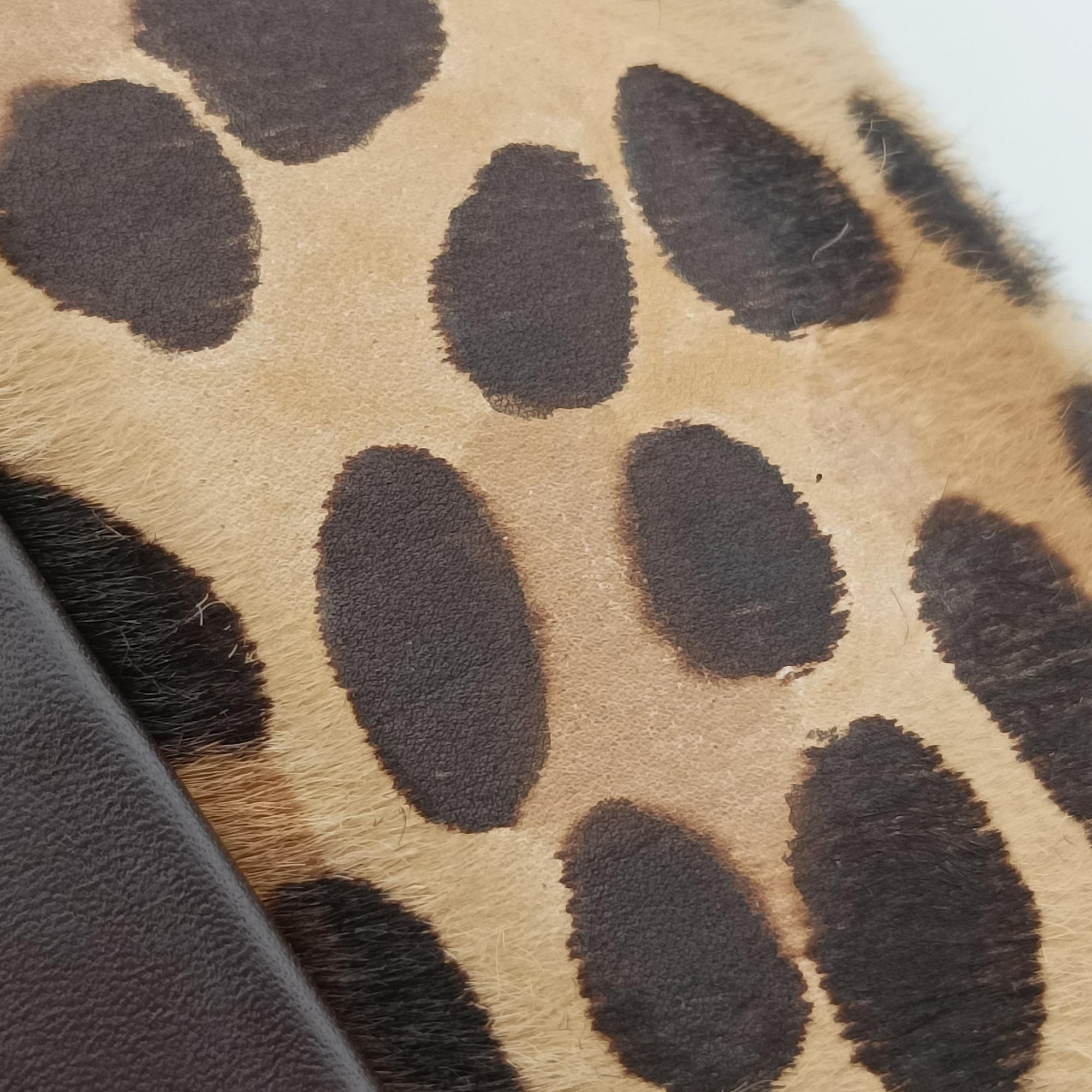 Classic Box Leopard ×Dark Brown Calfskin × Pony Hair S-CE-0112クラシック ボックス レオパード × ダークブラウン ボックスカーフ × ハラコ S-CE-0112