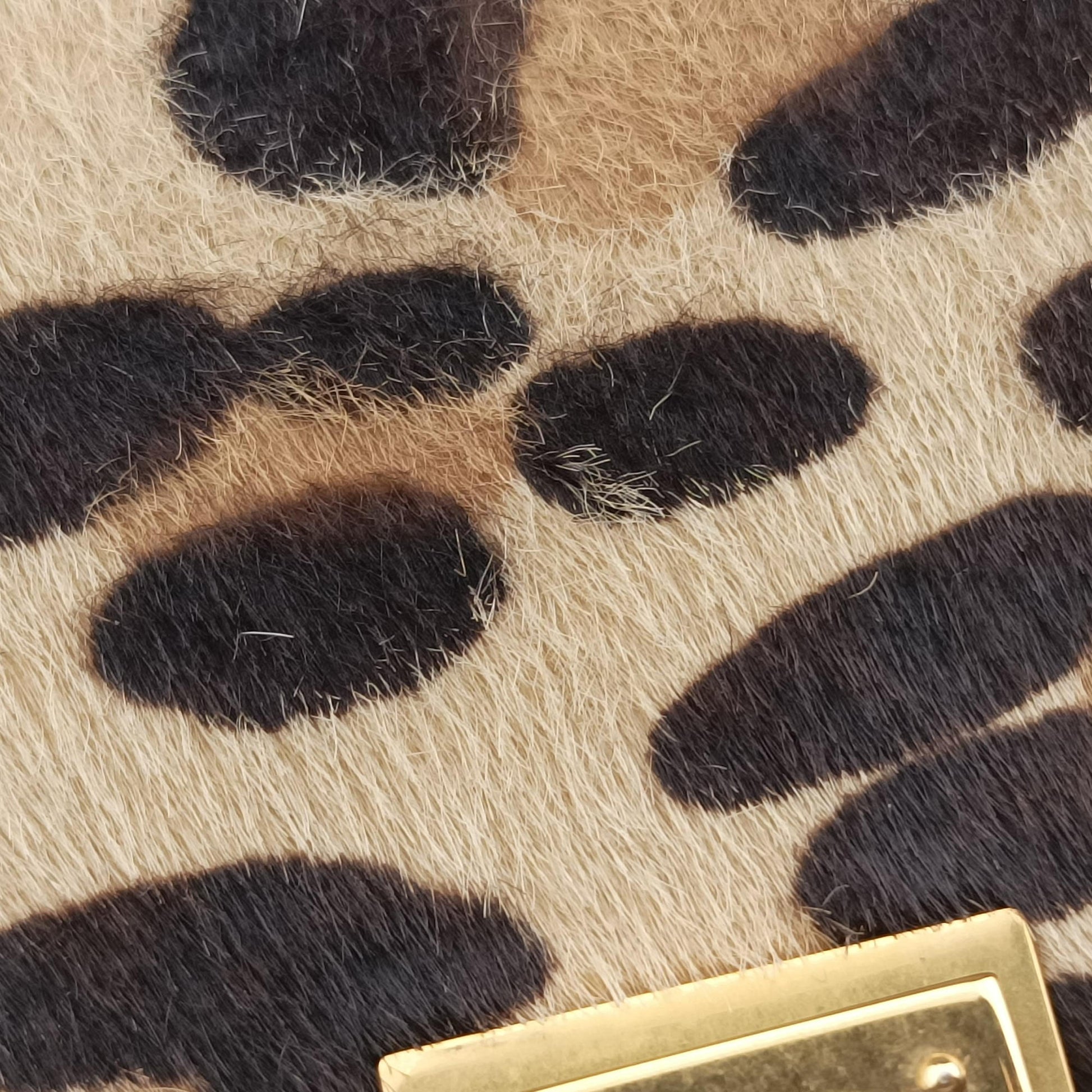 Classic Box Leopard ×Dark Brown Calfskin × Pony Hair S-CE-0112クラシック ボックス レオパード × ダークブラウン ボックスカーフ × ハラコ S-CE-0112