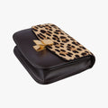 Classic Box Leopard ×Dark Brown Calfskin × Pony Hair S-CE-0112クラシック ボックス レオパード × ダークブラウン ボックスカーフ × ハラコ S-CE-0112
