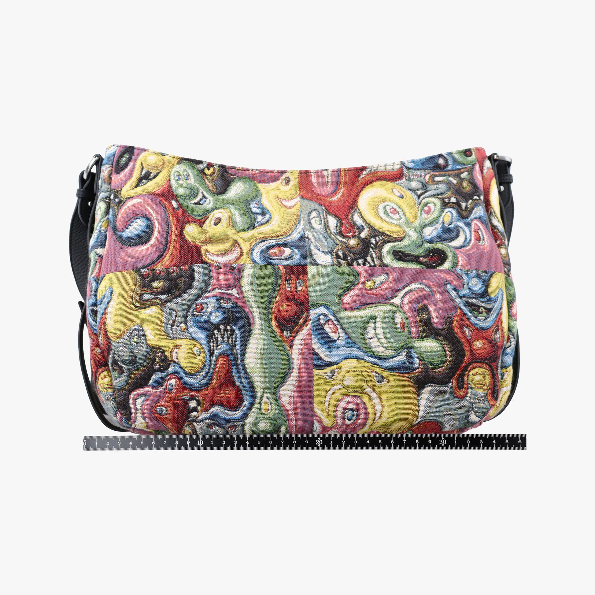 DIOR AND KENNY SCHARF Saddle Soft Multicolor Jacquard Canvas × Grained Calfskin 29-BO-0221ディオール＆ケニー・シャーフ サドル ソフト マルチカラー ジャカード × グレインドカーフスキン 29-BO-0221