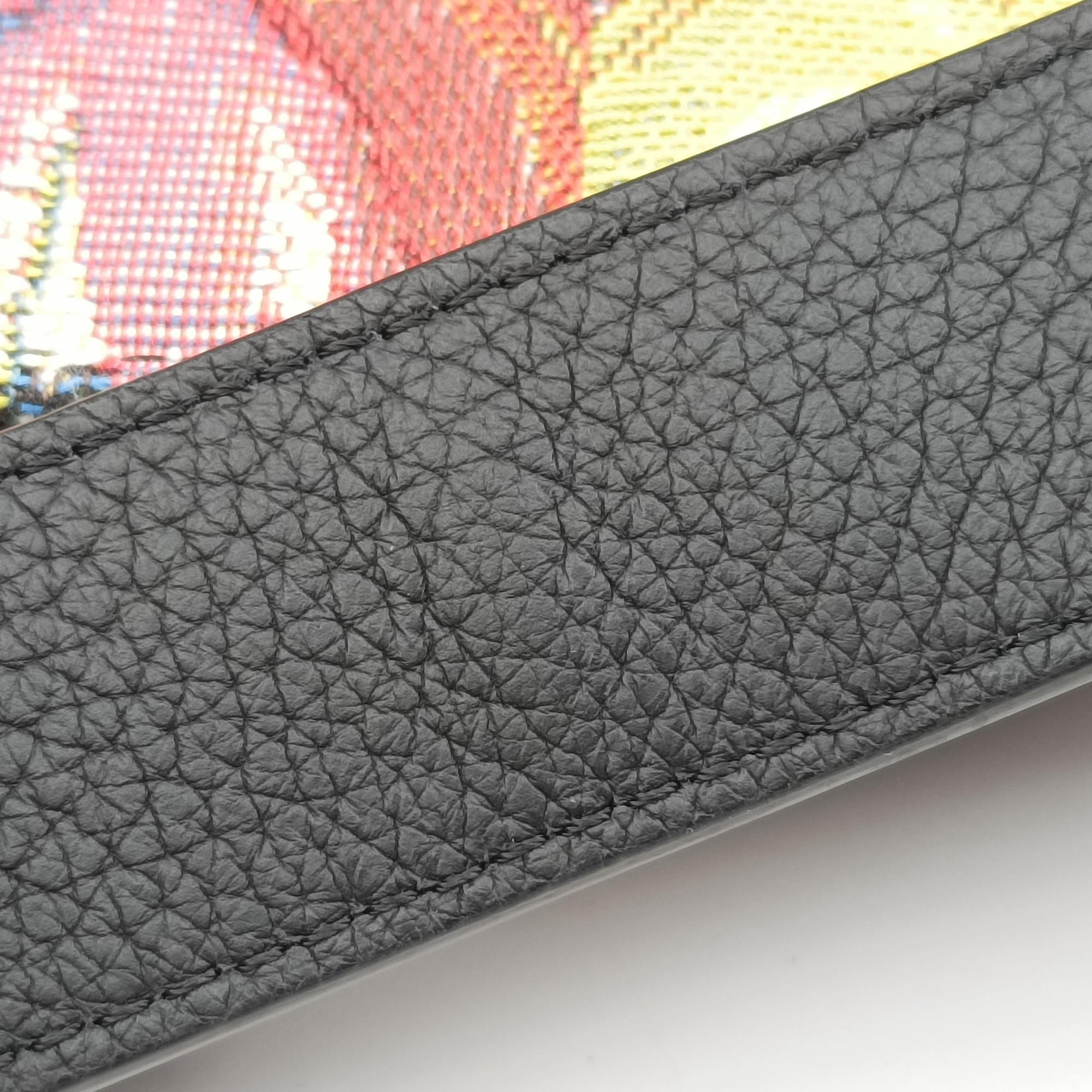 DIOR AND KENNY SCHARF Saddle Soft Multicolor Jacquard Canvas × Grained Calfskin 29-BO-0221ディオール＆ケニー・シャーフ サドル ソフト マルチカラー ジャカード × グレインドカーフスキン 29-BO-0221