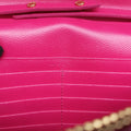 Envelope Fuchsia Grain de Poudre leather 377828 YBL377828.0915モノグラム フューシャピンク グレードプードル エンボスレザー 377828 YBL377828.0915