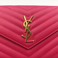 Envelope Fuchsia Grain de Poudre leather 377828 YBL377828.0915モノグラム フューシャピンク グレードプードル エンボスレザー 377828 YBL377828.0915
