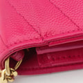 Envelope Fuchsia Grain de Poudre leather 377828 YBL377828.0915モノグラム フューシャピンク グレードプードル エンボスレザー 377828 YBL377828.0915