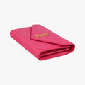 Envelope Fuchsia Grain de Poudre leather 377828 YBL377828.0915モノグラム フューシャピンク グレードプードル エンボスレザー 377828 YBL377828.0915