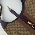 JACKIE 1961 beige×purple Canvas×leather 277520 I014543760ジャッキー1961 ベージュ×パープル キャンバス ×レザー 277520 I014543760