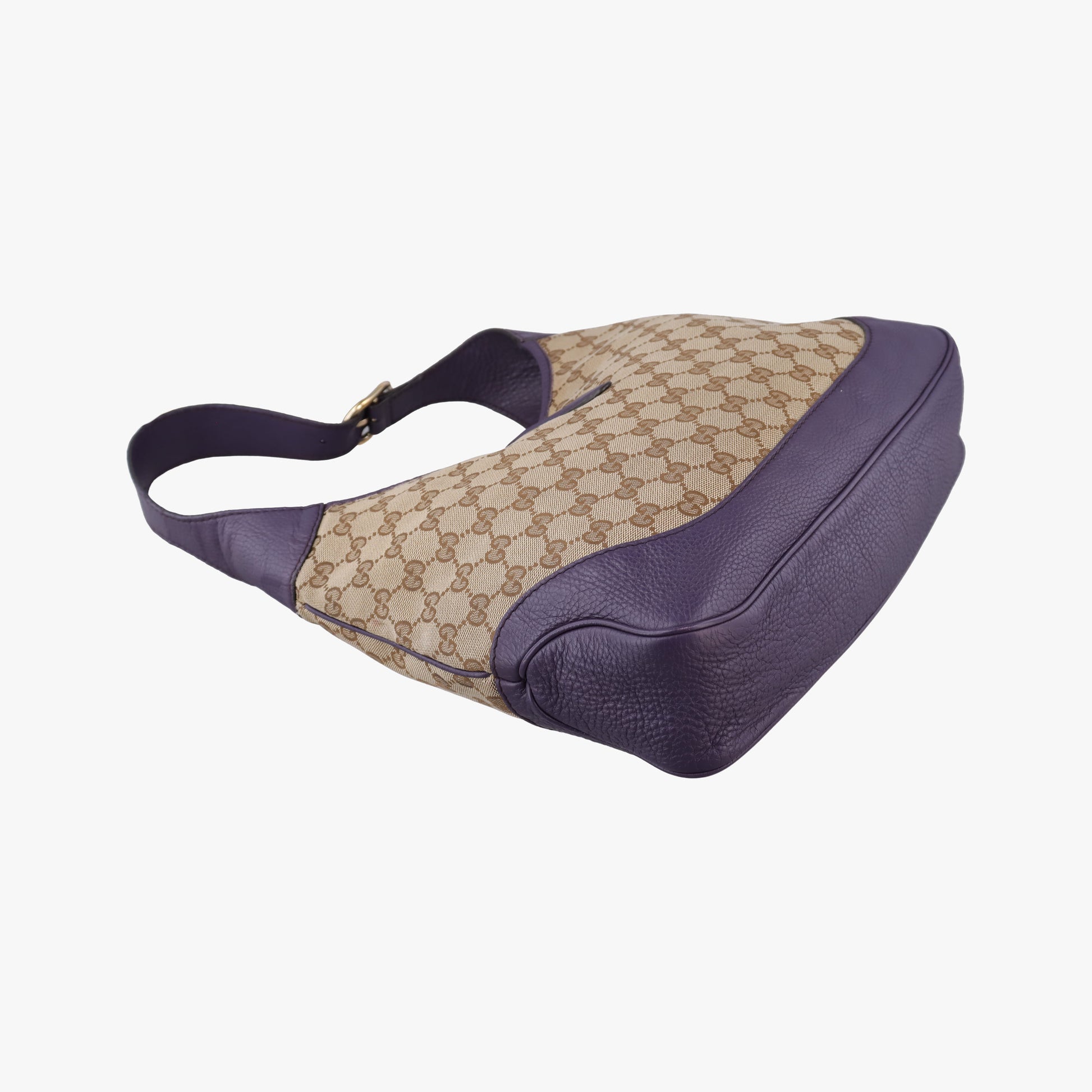 JACKIE 1961 beige×purple Canvas×leather 277520 I014543760ジャッキー1961 ベージュ×パープル キャンバス ×レザー 277520 I014543760