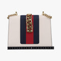 Sylvie Ivory×navy×red Leather 431666 I028155934シルヴィ アイボリー×ネイビー×レッド レザー 431666 I028155934