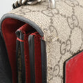 Dionysus beige×red PVC coated canvas × suede 403348 D020393455ディオニュソス ベージュ×レッド PVCコーティングキャンバス × スエード 403348 D020393455