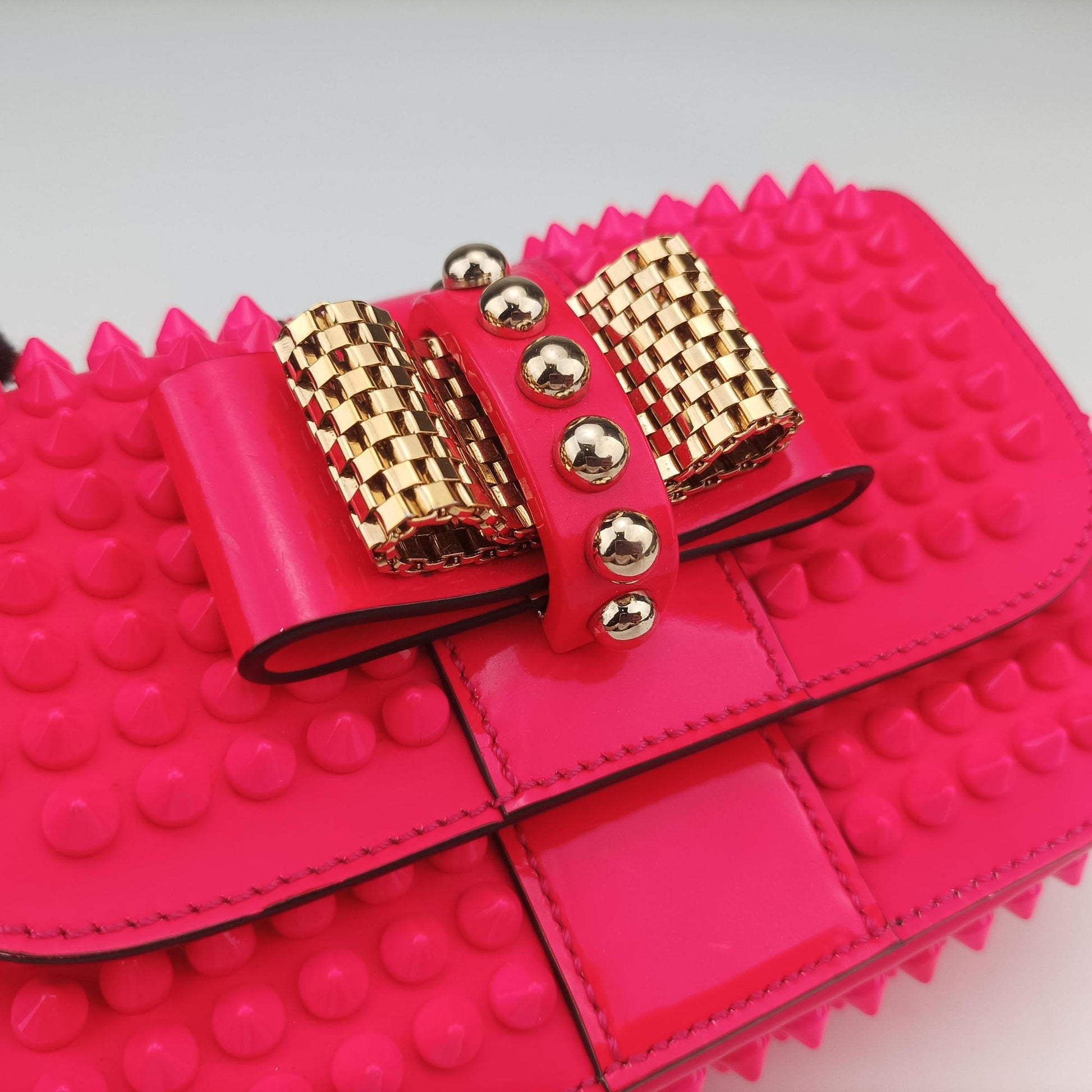 Sweet Charity Scarabe Spike Rose Leather スイート チャリティー スカラベ スパイク ローズ レッド レザー 