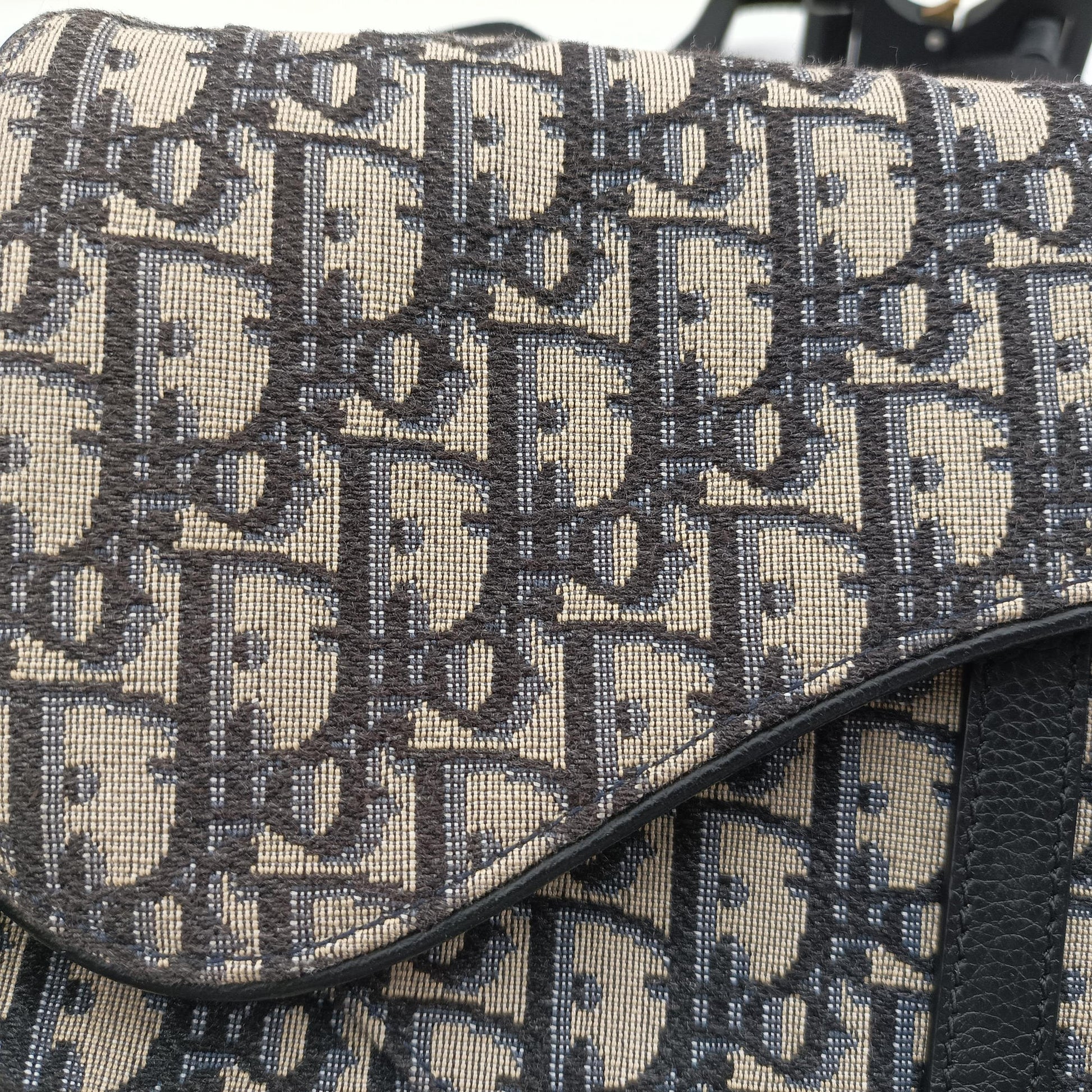 saddle Navy Jacquard×Leather 11-BO-0251サドル ネイビー ジャガード×レザー 11-BO-0251