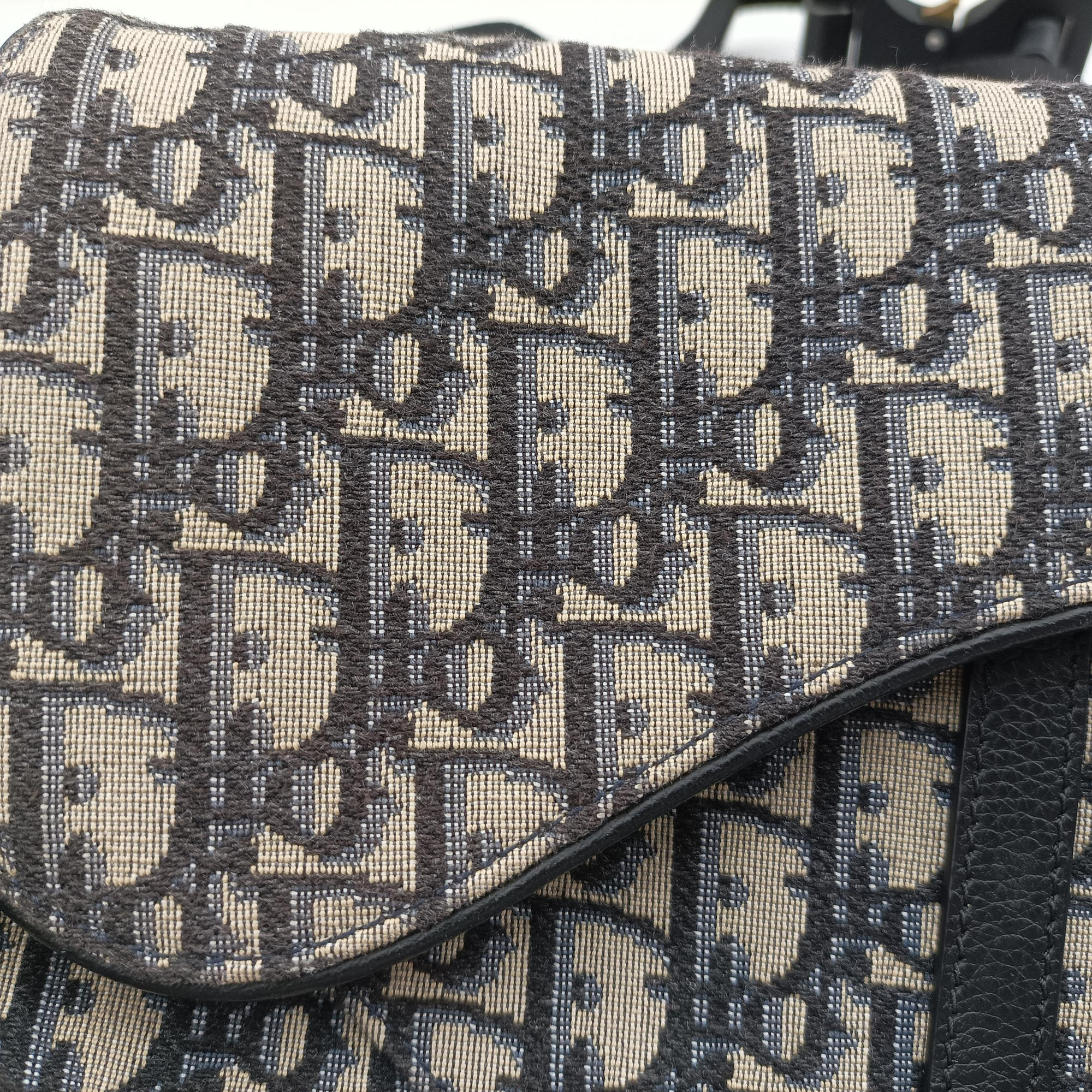 saddle Navy Jacquard×Leather 11-BO-0251サドル ネイビー ジャガード×レザー 11-BO-0251