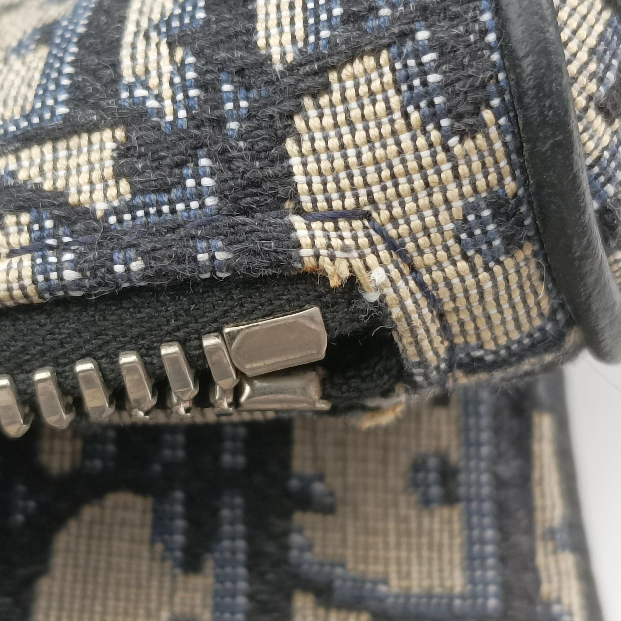 saddle Navy Jacquard×Leather 11-BO-0251サドル ネイビー ジャガード×レザー 11-BO-0251