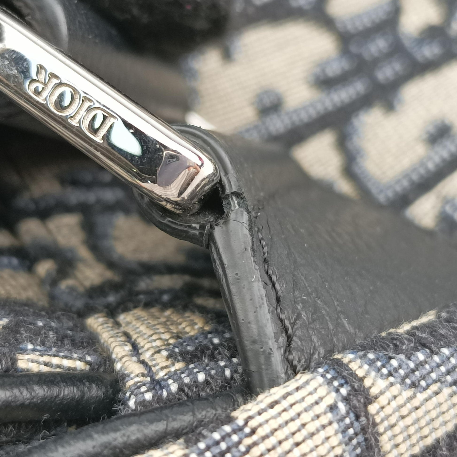 saddle Navy Jacquard×Leather 11-BO-0251サドル ネイビー ジャガード×レザー 11-BO-0251