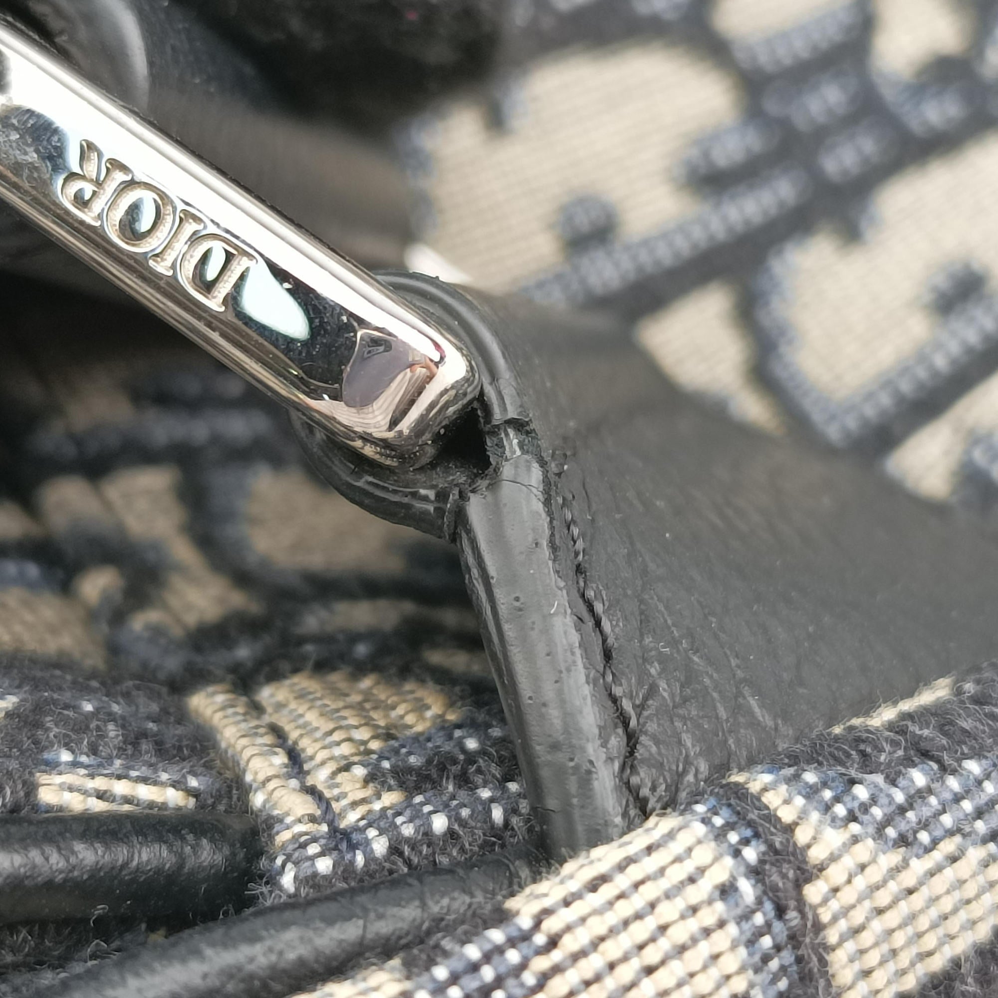 saddle Navy Jacquard×Leather 11-BO-0251サドル ネイビー ジャガード×レザー 11-BO-0251