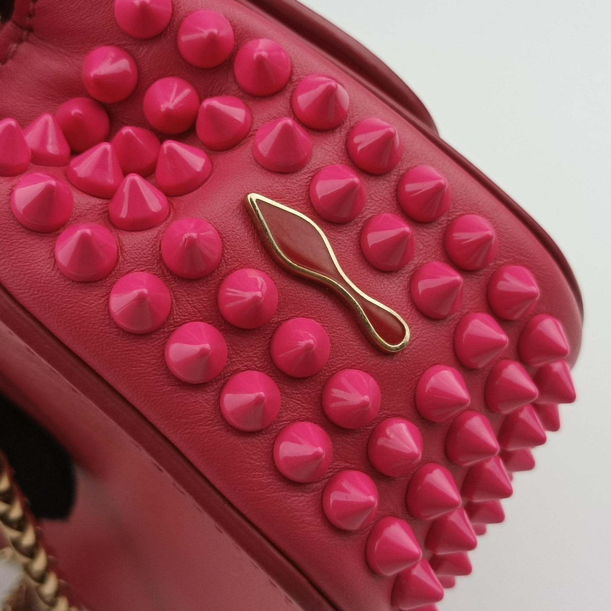 Sweet Charity Scarabe Spike Pink Leather 五スイート チャリティー スカラベ スパイク ピンク レザー 五