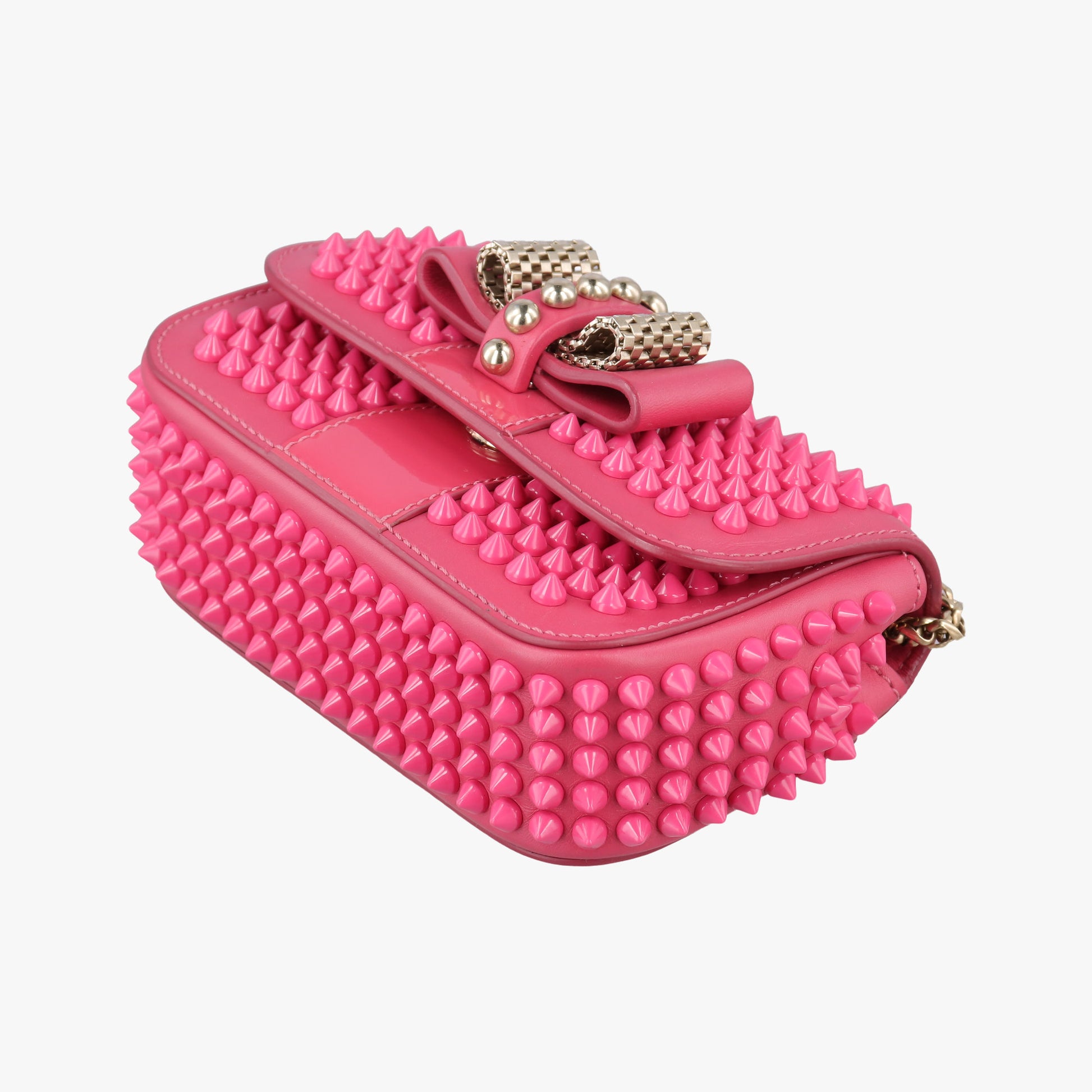 Sweet Charity Scarabe Spike Pink Leather 五スイート チャリティー スカラベ スパイク ピンク レザー 五