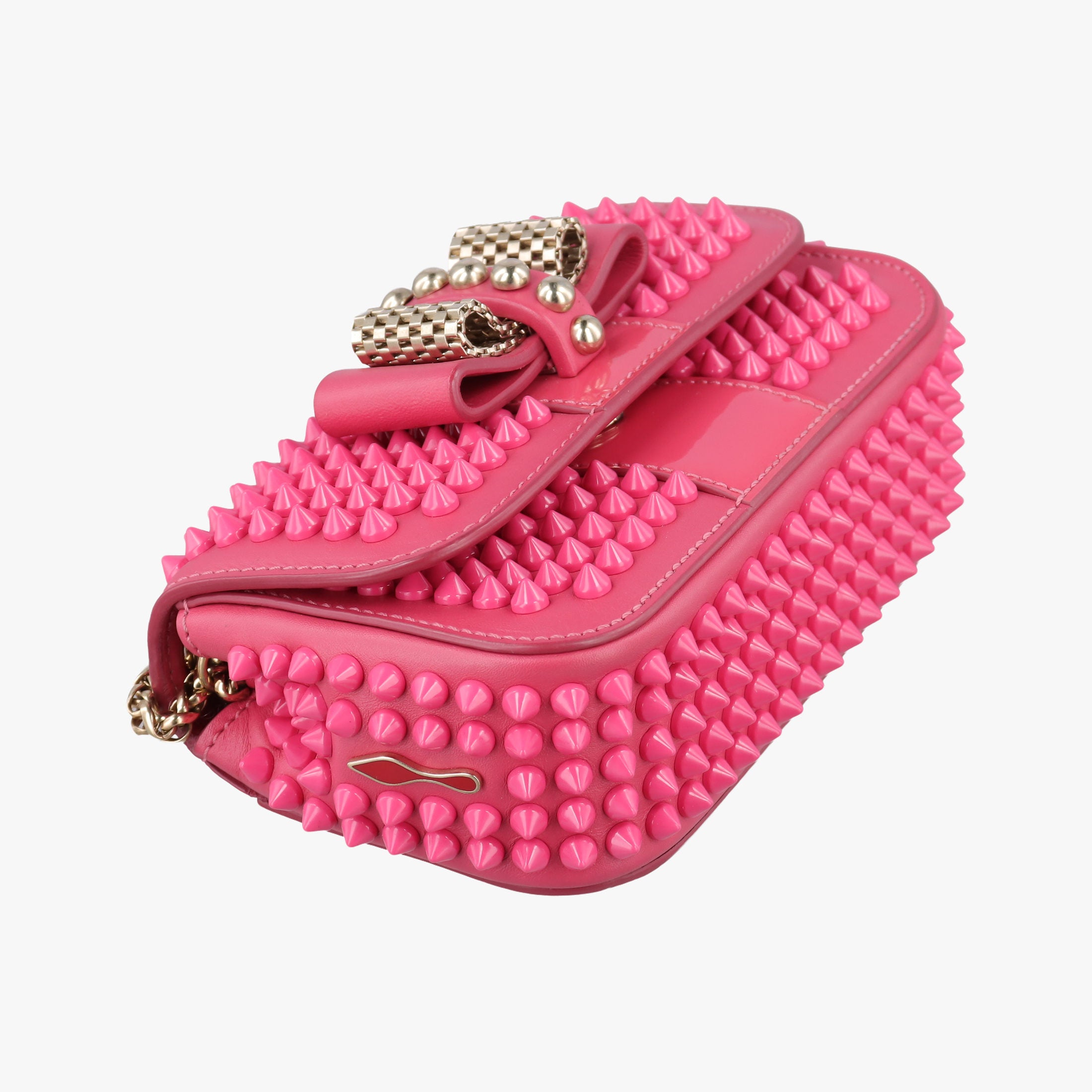 Sweet Charity Scarabe Spike Pink Leather 五スイート チャリティー スカラベ スパイク ピンク レザー 五