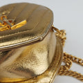 Love heart V stitch Golden Leather 448050 VLR448050.0616ラブハート Vステッチ ゴールド レザー 448050 VLR448050.0616