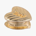 Love heart V stitch Golden Leather 448050 VLR448050.0616ラブハート Vステッチ ゴールド レザー 448050 VLR448050.0616